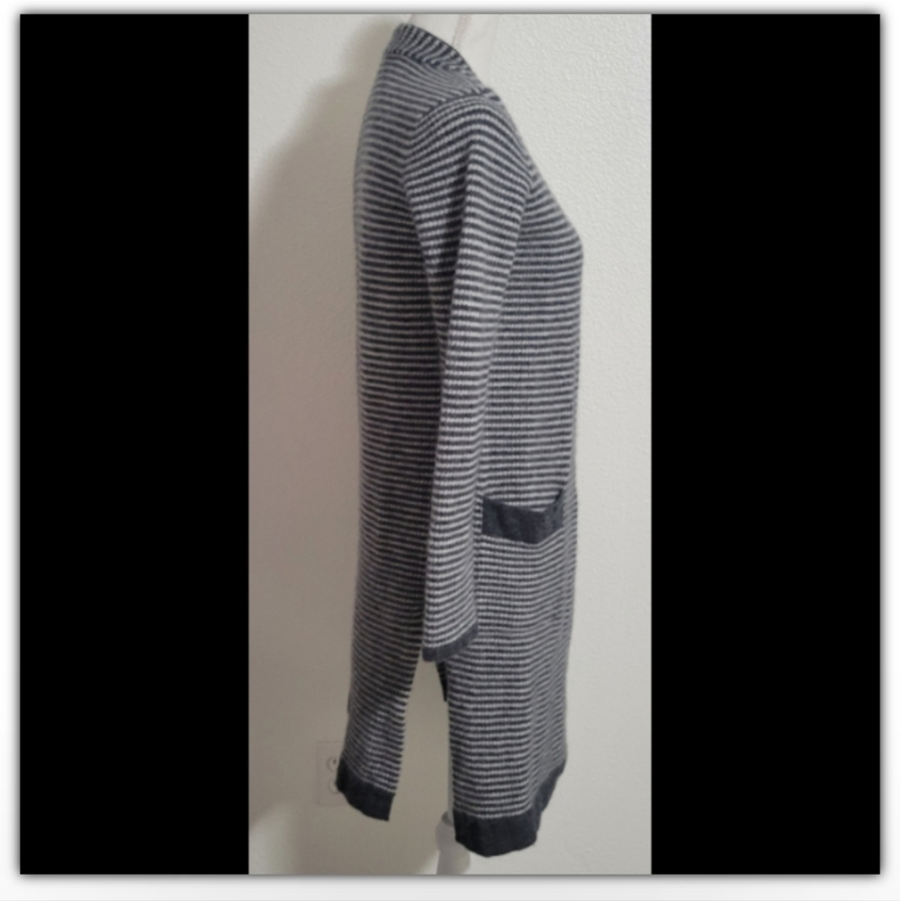 The Cashmere project sweater 100% Cashmere long open cardigan with pockets - Picture 4 of 9